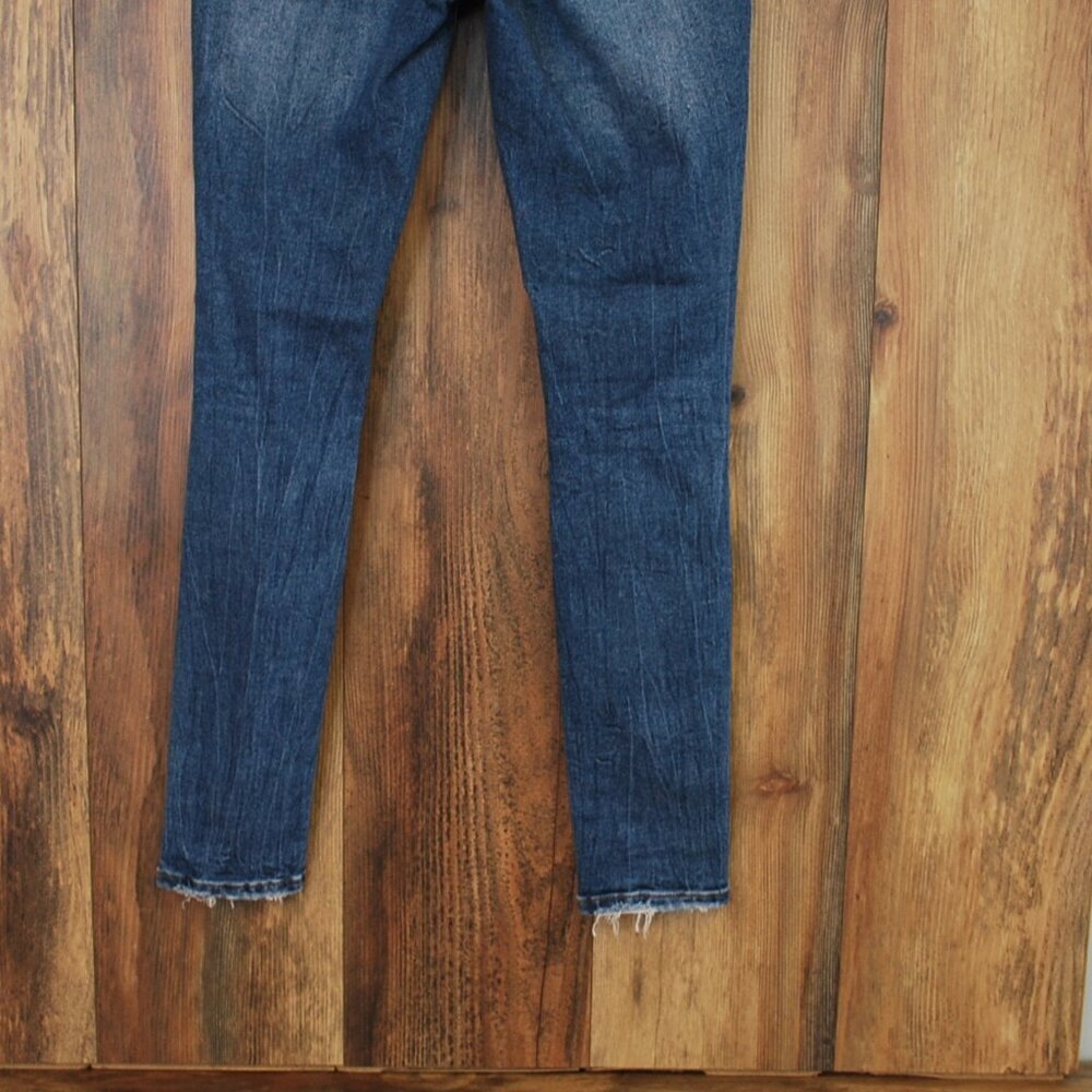 Vervet Wave Mid Rise Button Fly Skinny Jeans 24/0 - Picture 5 of 6